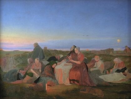 Midsummer’s Eve. Sick People Asleep upon the Grave of St. Helena at Tisvilde (1846 - 1847)