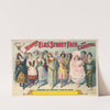 Midway Elk’s Street fair and carnival. Congress of national dancing girls (1899) by Courier Litho. Co.