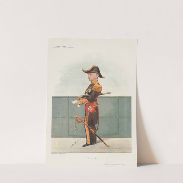 Military and Navy; ’40 H.P. in a Dinghy’, Admiral Sir Compton Domvile (1906) by Leslie Matthew Ward