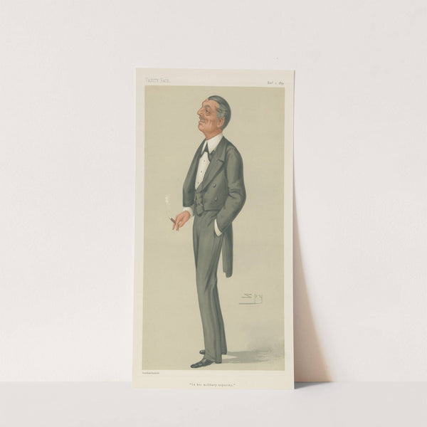 Military and Navy; ‘In his Military Capacity’, Mr. Montagu Williams, November 1, 1879 (1879) by Leslie Matthew Ward