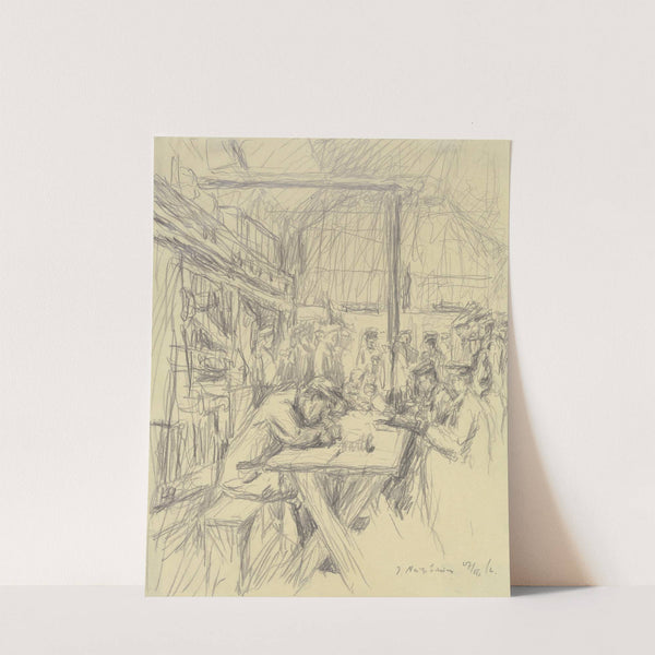 Military army camp outside Reims by Jakob Nussbaum