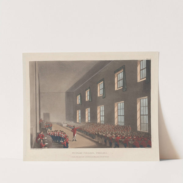 Military College, Chelsea (1810) by Thomas Rowlandson