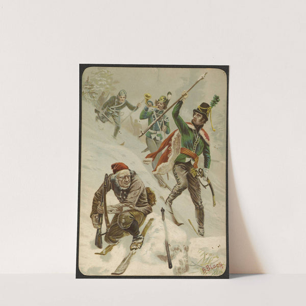 Military motif by Andreas Bloch