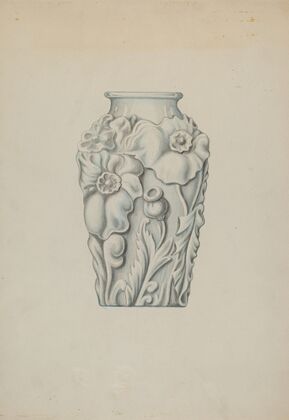 Milk Glass Vase