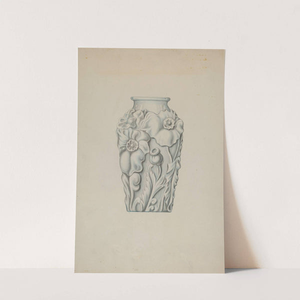 Milk Glass Vase (c. 1936) by Wellington Blewett