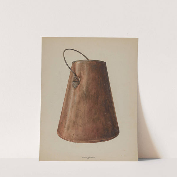 Milk Pail by Albert Geuppert