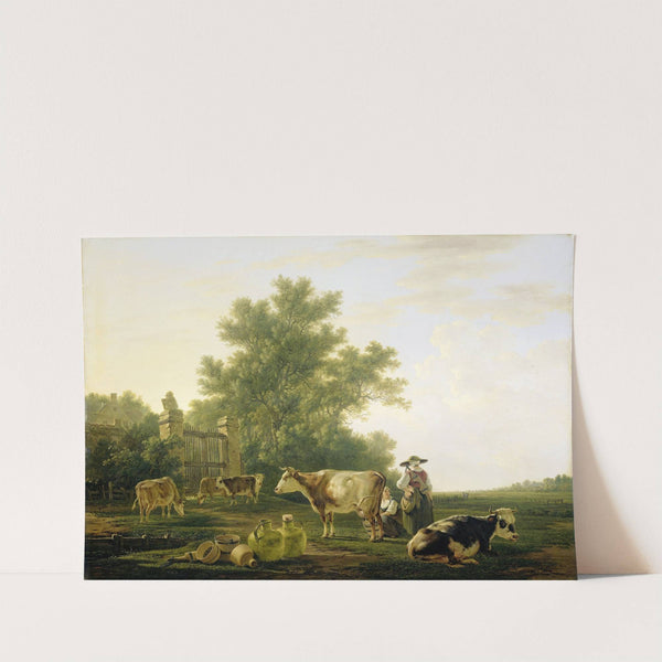 Milking Time by Jacob van Strij
