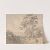 Milkmaid and Dog in a Landscape by Edward Dayes