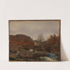 Mill at Frostestad near Mandal by Amaldus Nielsen