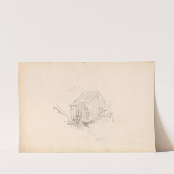 Mill house (Between 1857 and 1863) by Hans Gude