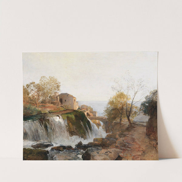 Mill in Valle di Breno near Ragusa by Emil Jakob Schindler