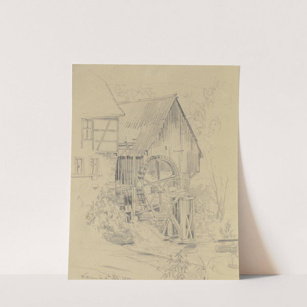 Mill in Wertheim by Fritz Bamberger