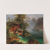 Mill On Lake Hallstatt by Franz Steinfeld