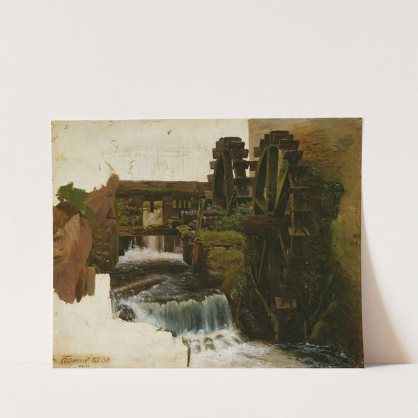 Millstream (1838) by Adolph Tidemand