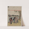 Mimeguri no hanami (1818) by Keisai Eisen