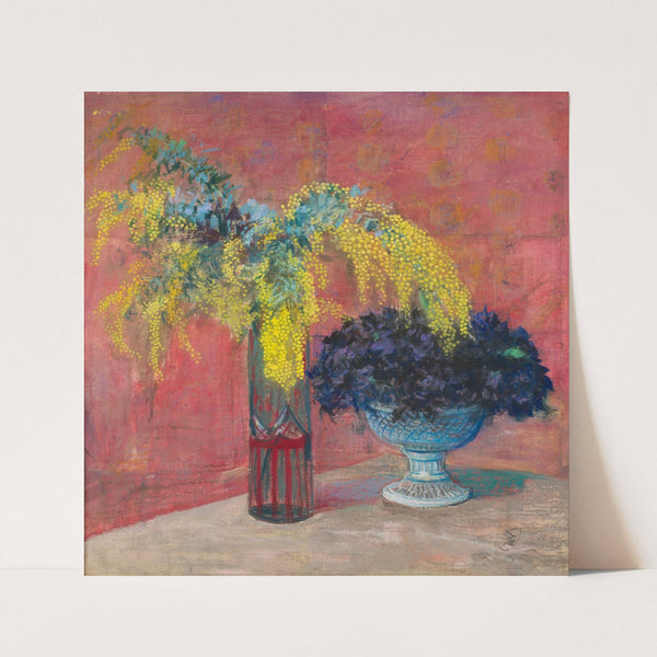 Mimosa and violets (1910) by Leon Wyczółkowski