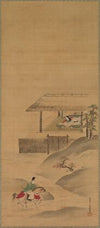 Minamoto no Nakakuni Visits Lady Kogō 2 (late 1600s)