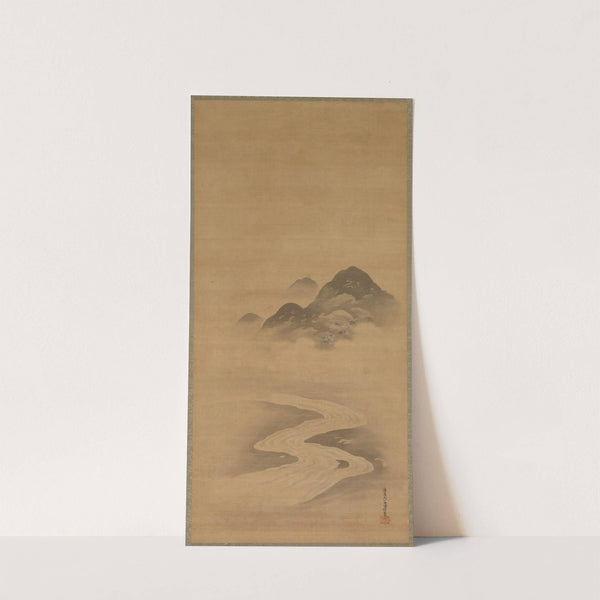 Minamoto no Nakakuni Visits Lady Kogō 3 (late 1600s) by Kiyohara Yukinobu