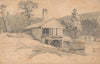 Mine building or sawmill among rolling hills, probably in Pennsylvania (1851)