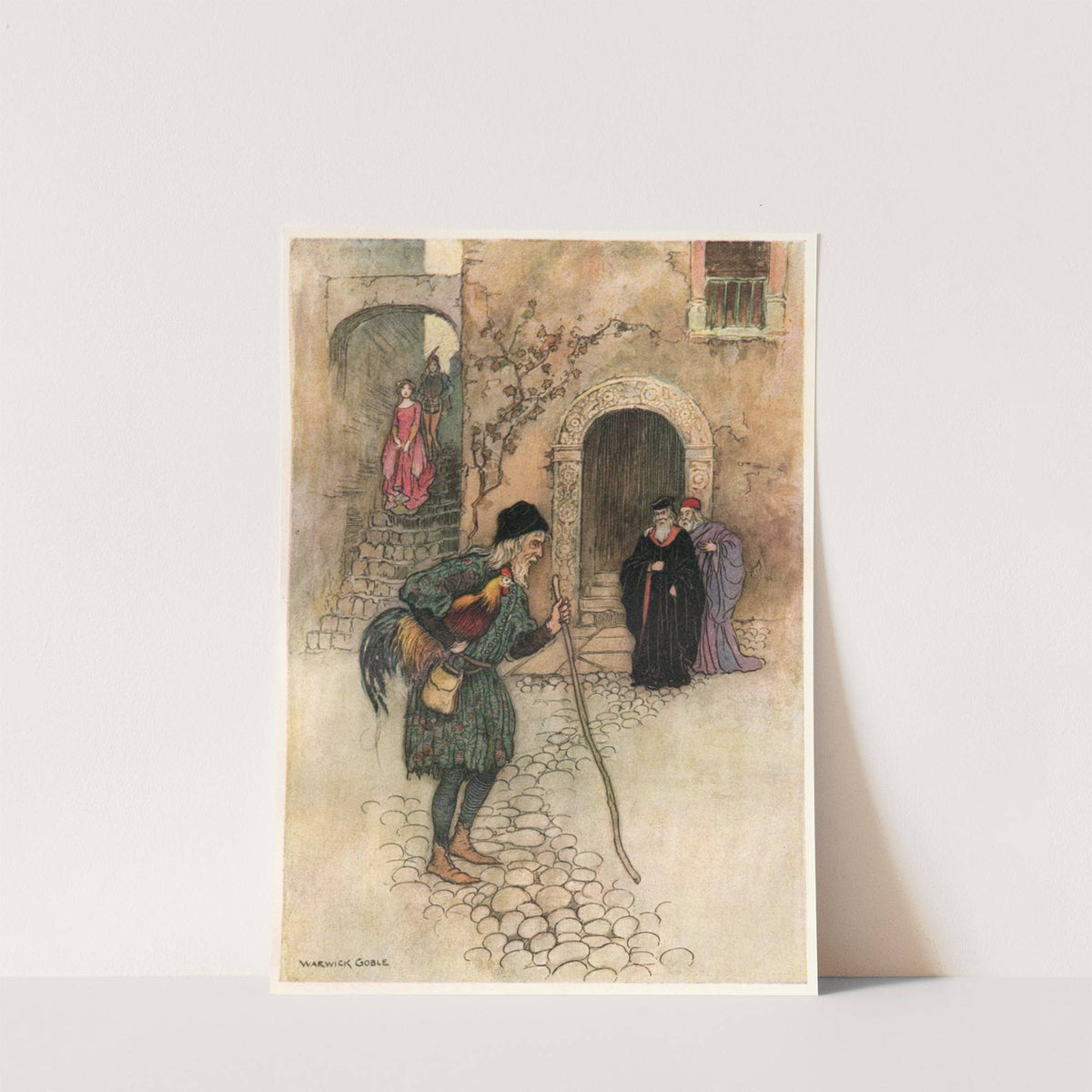 Minecco Aniello meeting the Magicians by Warwick Goble