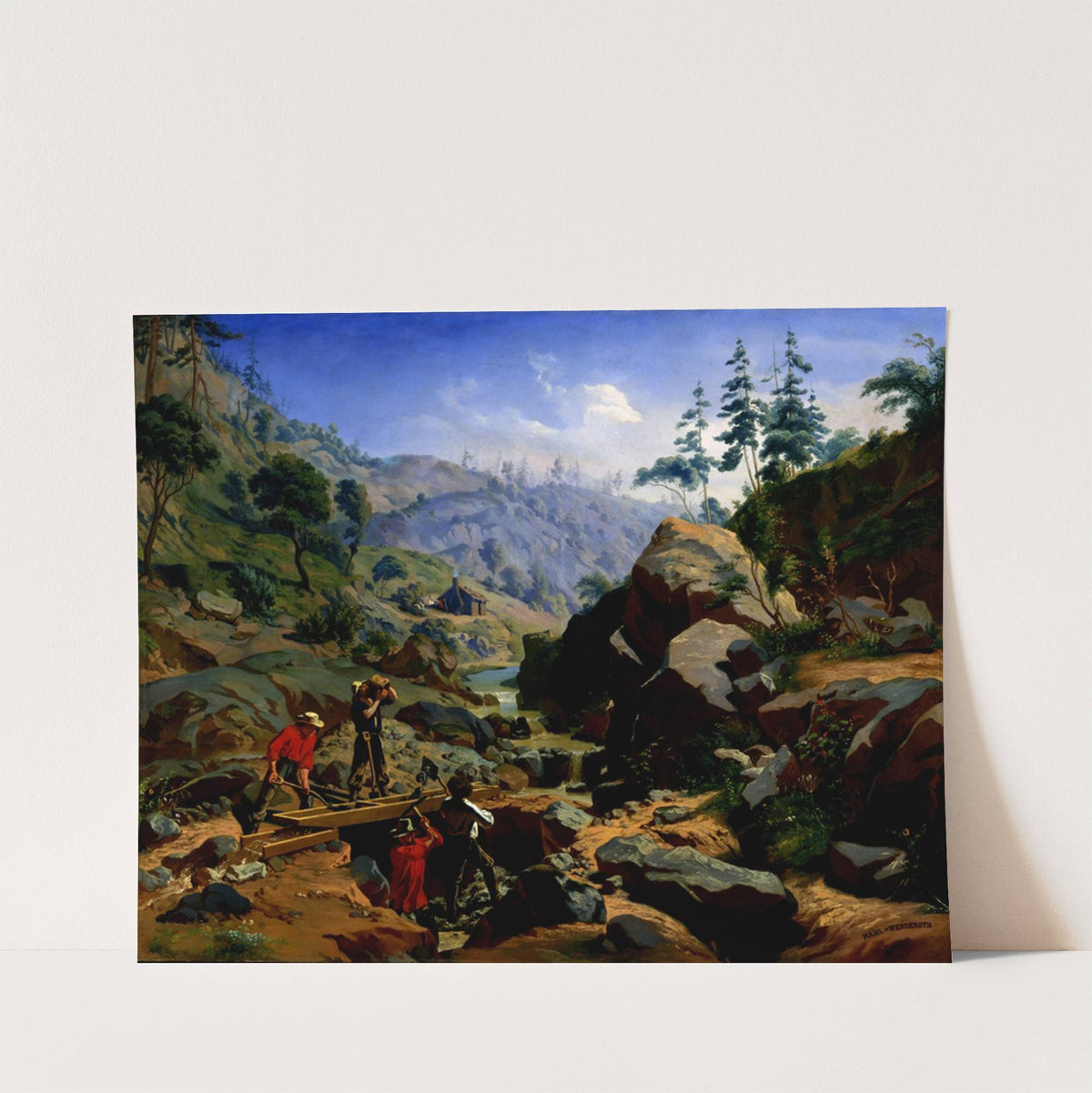 Miners In The Sierras by Charles Christian Nahl