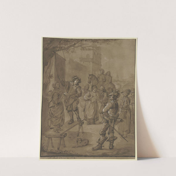 Minstrel (1772) by Johann Jakob Dorner the Elder