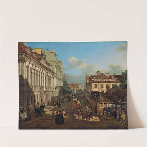 Miodowa Street in Warsaw (1777) by Bernardo Bellotto