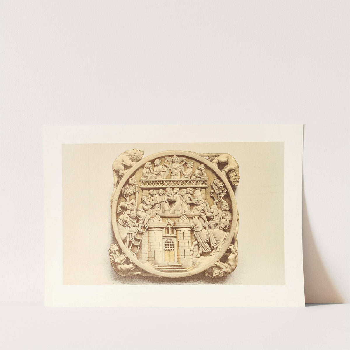 Mirror Case of the Fourteenth Century, in Carved Ivory (1858) by John Charles Robinson