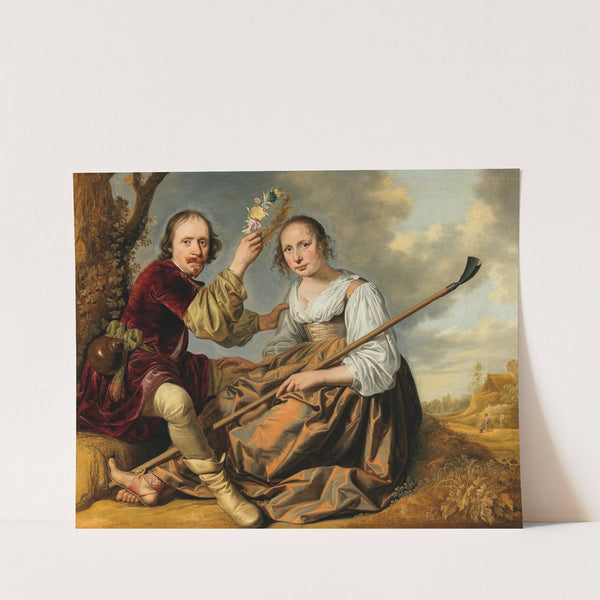 Mirtillo and Amaryllis by School of Dordrecht