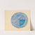Miscellaneous small sketches for inlaid table tops.] [Design with blue circular motif by Winold Reiss