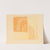Miscellaneous small sketches for inlaid table tops.] [Design with orange and yellow geometric motif by Winold Reiss