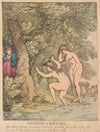 Miseries of bathing; After bathing in the river on returning to the bank for your clothes . . .