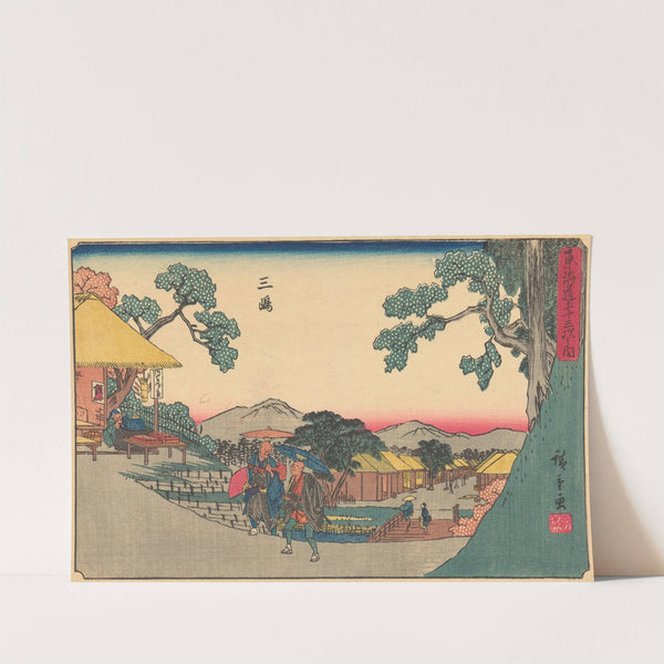 Mishima (ca. 1841–1842) by Andō Hiroshige