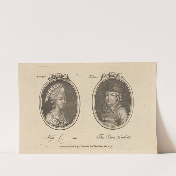 Miss Cm. The bon vivant. (1783)