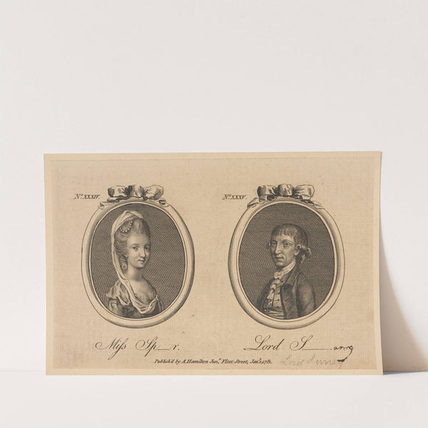 Miss Sp_r. Lord S_ (1781)