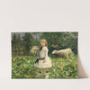 Miss Strobbe in a Park by Jean-Baptiste Degreef