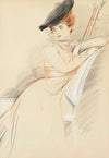Miss Taylor seated