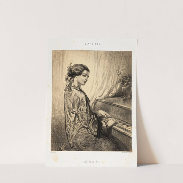 Mistress W. G. by Paul Gavarni