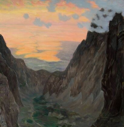 Misty mountains