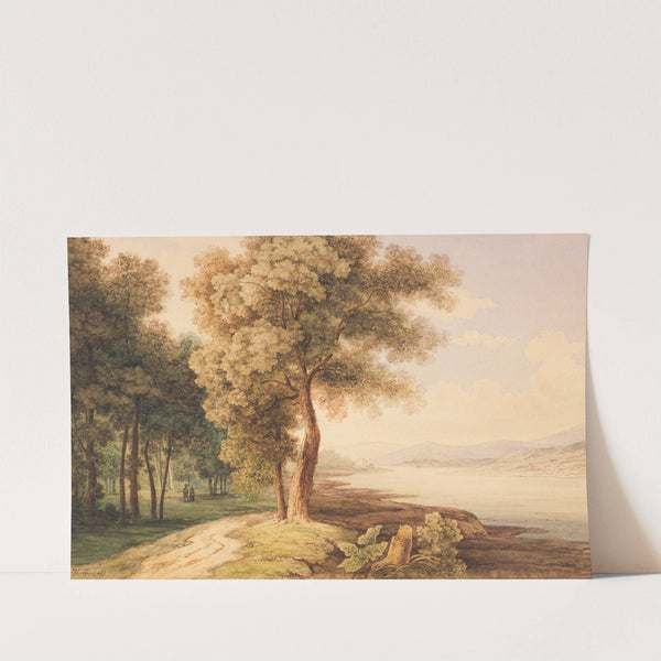 Mittelrheinische Flußlandschaft (Ca. 1780-90) by Ferdinand Kobell