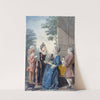 Mme de Roncherolles et ses trois enfants by Louis Carrogis Carmontelle