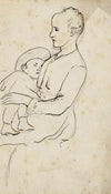 Mme Ravaud et son enfant malade