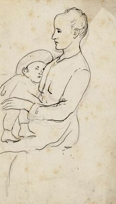 Mme Ravaud et son enfant malade