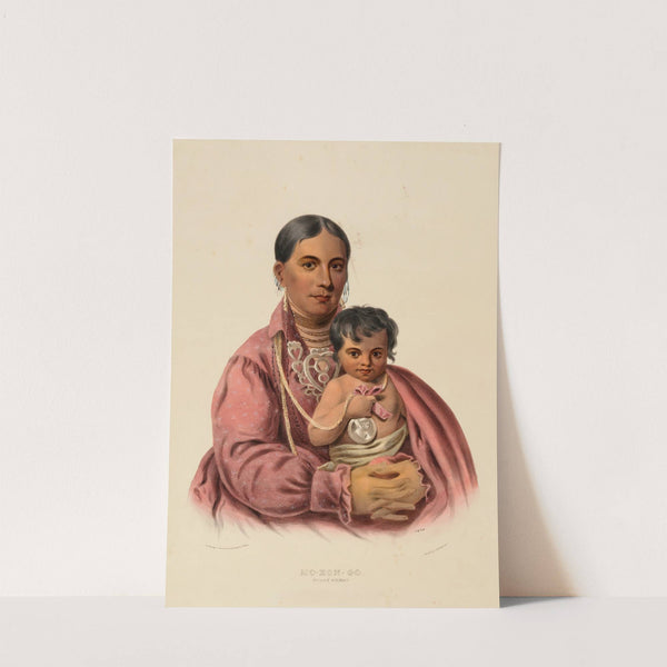 Mo-Hon-Go. Osage Woman (ca. 1837-1844) by Charles Bird King