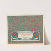 Mobelstoff Mondblume Meauquettes Weberei (Moon Blossom Woven Upholstery Fabric Maquette) (1901) by Koloman Moser