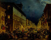 Moccoli Evening In Rome