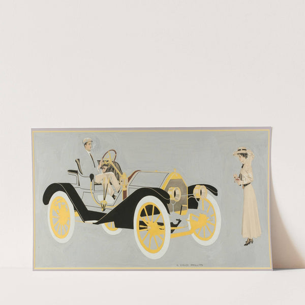 Model 20 Hudson Motor Car, ad illustration by Coles Phillips