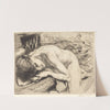 Model Asleep on the Floor (Le modèle endormi à terre) (1885) by Albert Besnard