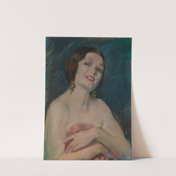 Model Holding Drapery (ca. 1929) by Alice Pike Barney