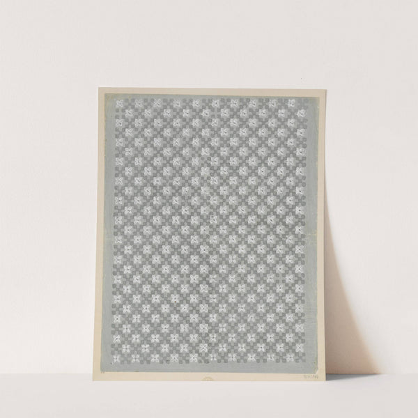 Modeldruckpapier (Flächenmuster mit simplen Blüten)